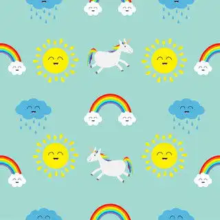 卡通彩虹矢量图免费下载png免抠元素模板千图网