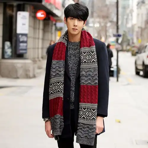 拥有一条精致围巾解锁你的暖男技能