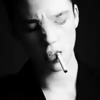 超清黑白另类男生头像