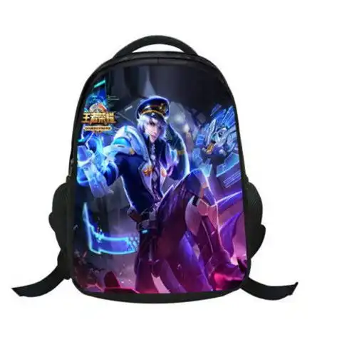 王者荣耀书包男儿童小学生卡通双层书包1234年级双背包幼儿园