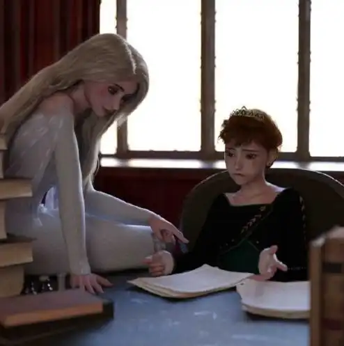 建模师给冰雪奇缘强行站cp,上演霸道总裁和野蛮女友动作戏太多