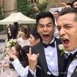袁弘张歆艺德国浪漫大婚胡歌彭于晏伴郎团颜值帅出宇宙