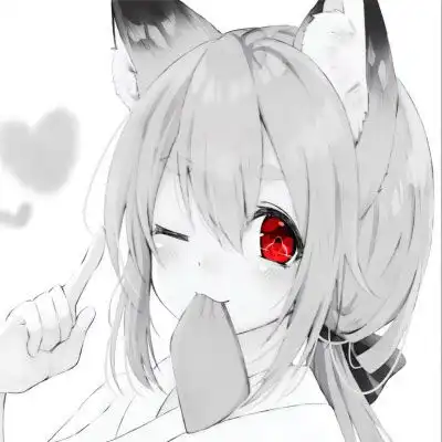 黑化头像动漫红眼黑暗系头像高清图片