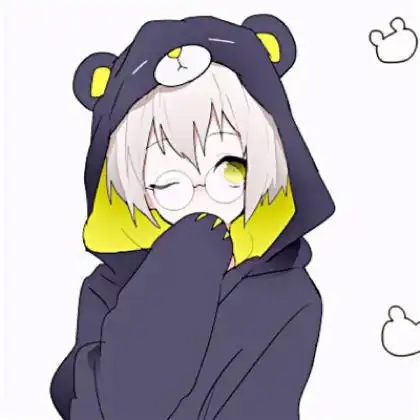 超可爱动漫情侣头像一男一女等待是一生最初的苍老