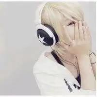 求听音乐情侣头像一对