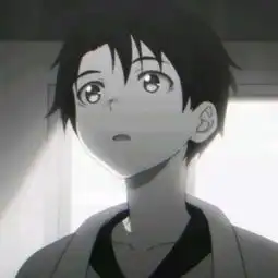 头像男动漫冷酷黑白再帅丶也是我男人