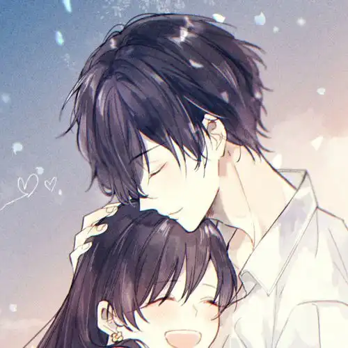 动漫情头我希望和你从校服到婚纱