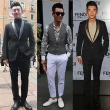 韩庚郑恺同时亮相米兰男装周谁才是色香味俱全的型男