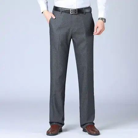 verhouse春秋新款商务百搭中年男士西裤休闲直筒职业正装长裤图片大全邮乐官方网站