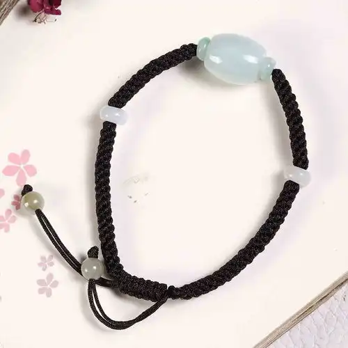 翡翠珠子手串男路路通