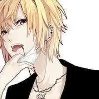 男生剪刀手动漫头像背影微信头像图片大全