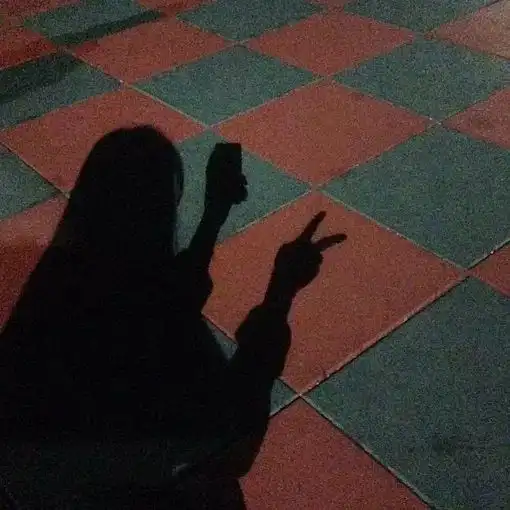一组好看的头像超级有氛围感影子头像