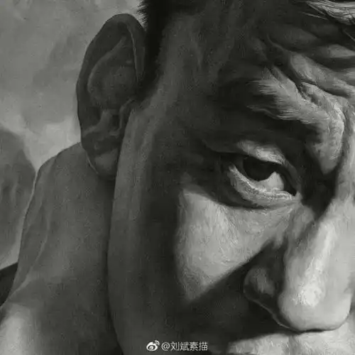 超写实素描的顶尖画手,第一张就跪了