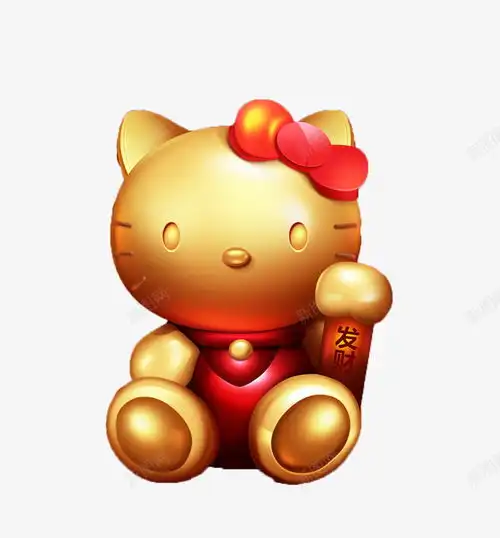 发财猫创意素材发财素材