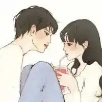 两男一女的动漫头像,要分开的