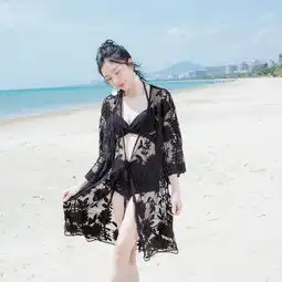 老婆泰国旅游真敢穿,泳衣直接穿防晒衣,小姨看见也要买