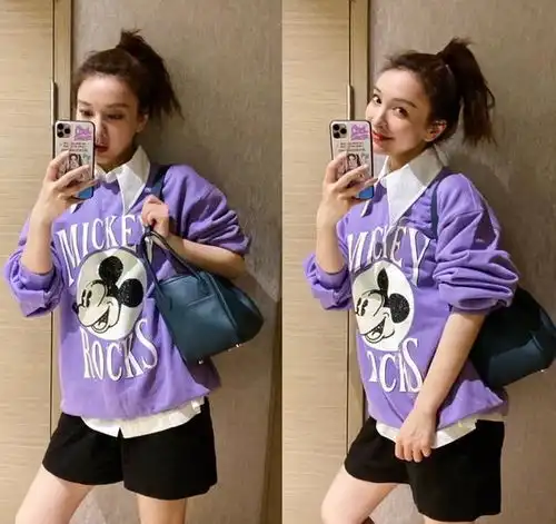 吴昕分享镜面私服穿搭,却被手腕粗的小腿抢镜了,瘦了怎么穿都好看