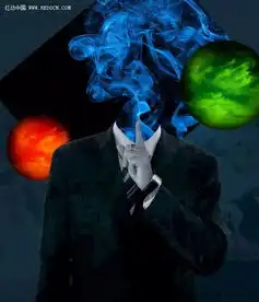 ps教程给帅哥加上迷幻的烟雾头像教程