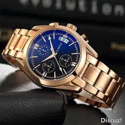 时尚帅气的石英表,上海男人都流行这样穿戴,时髦帅气有男人味