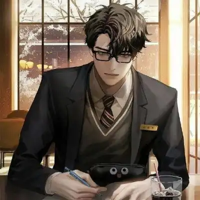 动漫男生暗黑色头像喜欢收藏