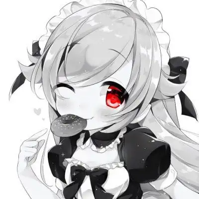 黑化头像动漫红眼黑暗系头像高清图片