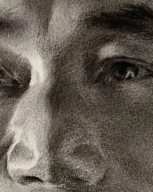 第三一集朱传奇教你画亲和面善的侧光源男中年素描头像