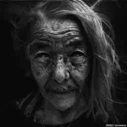 动人心魄英国摄影师的肖像无家可归者