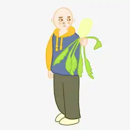 手绘卡通秋收光头小男孩图片素材其他格式下载动漫人物大全