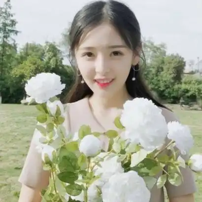 捧花头像女生气质文艺范捧花的气质女神范女生头像