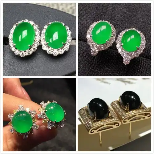 翡翠蛋面男士戒指精美镶嵌款式尽在这里附价格解析及图片大全