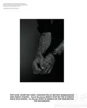 贝克汉姆最新黑白片曝光完美型男性感半裸