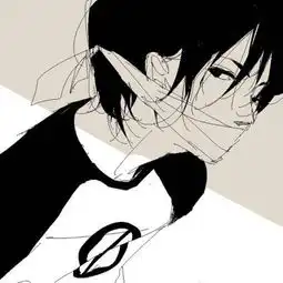 黑白系男生动漫头像