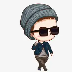 卡通炫酷小男孩素材图片免费下载高清装饰图案psd千库网图片编号1173453