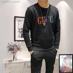 秋季男士卫衣套装男连帽韩版潮流帅气衣服男装长袖t恤休闲运动服