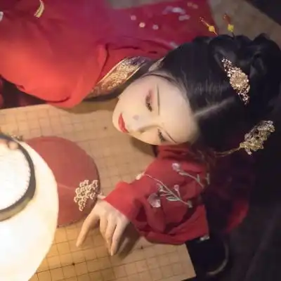 江孑ins意境古风气质魅力风恩典系女头