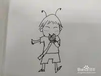 吃棒棒糖的小男孩简笔画怎么画,怎么画小男孩