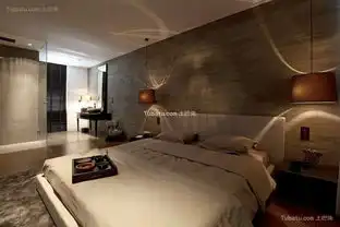 现代美式豪华复式效果图