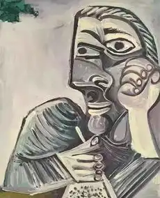 毕加索一生中的14幅自画像,画到最后就像个孩子