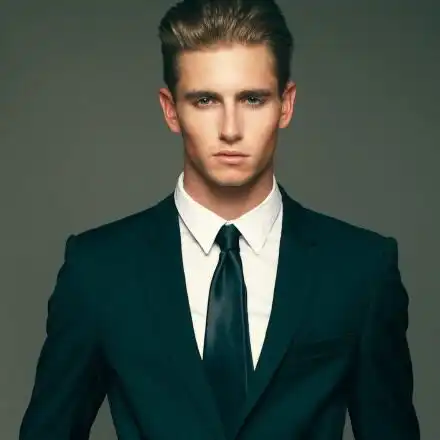 西服领带中年男人