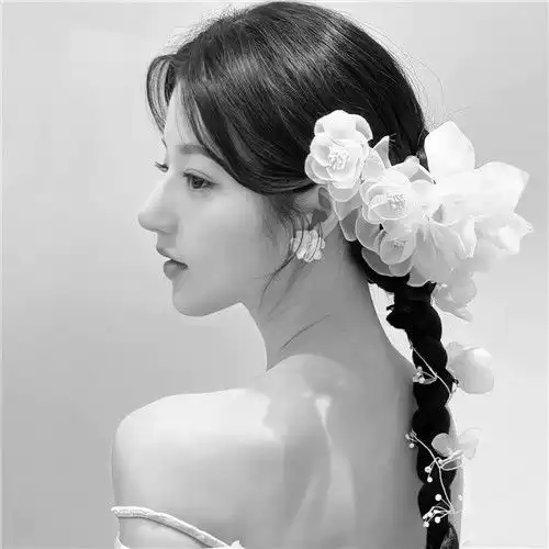 唯美女生黑白头像图片,不可错过的神秘魅力