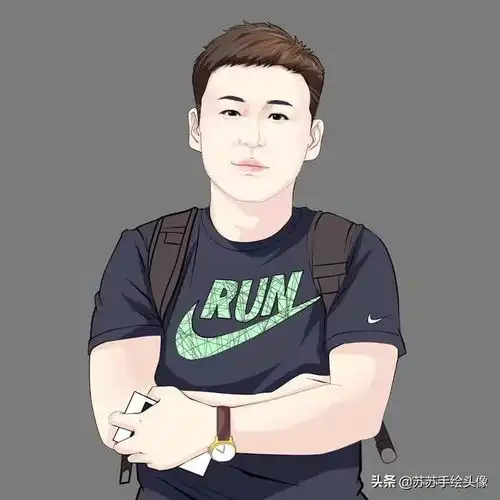 换个头像吧,适合中年男士用的手绘头像,简单大方帅气