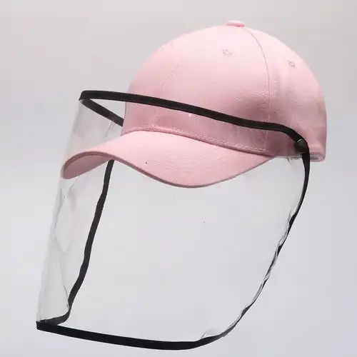 防飞沫病毒口水帽子女韩版潮鸭舌帽男棒球帽疫情防尘防护面罩帽子