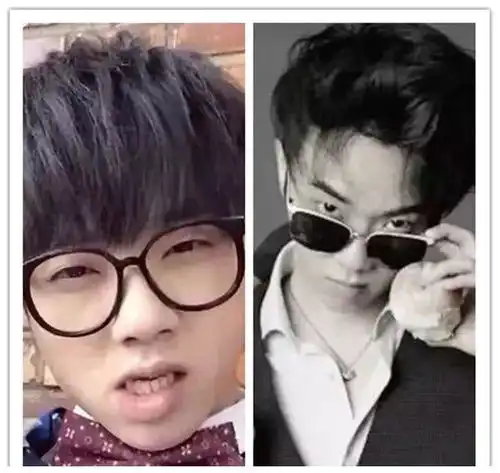 男星头发梳上去后,陈立农冷酷,鹿晗爷们,图四靠刘海活着