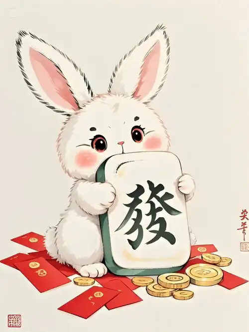 十二生肖发财头像