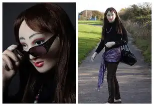 美男子戴假胸穿女装扮洋娃娃取乐