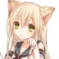 二次元猫耳萌妹子头像甜美可爱猫耳女神微信头像