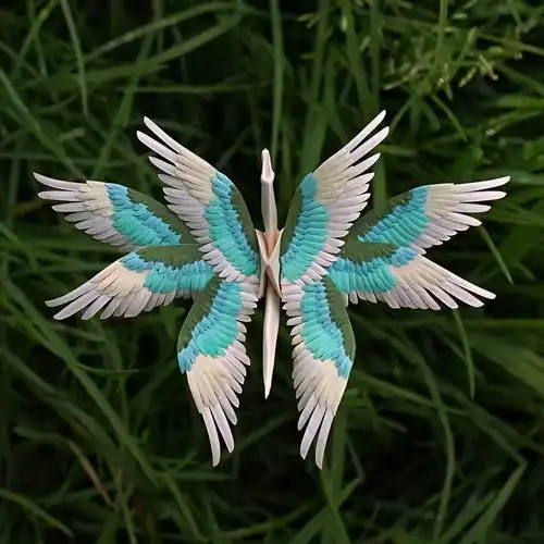 一张破纸卖上万元猛男耗时三年折出1000只纸鹤,网友一文不值