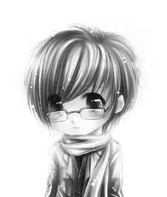 求戴眼镜的小眼睛男生qq头像一张