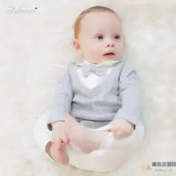 adorarmi爱得蜜adorarmi春夏装高端婴儿衣服可爱男宝宝套装礼服婴幼儿新生儿服