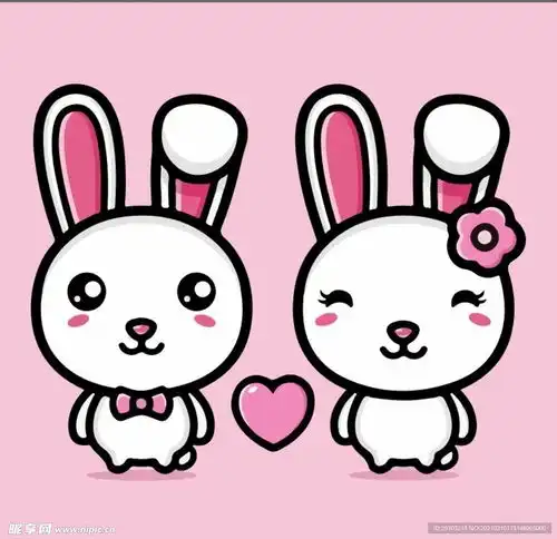 卡通兔子设计图